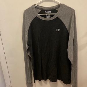 ❗️LAST CHANCE- Champion Grey and Black Men's Long Sleeved Shirt❗️